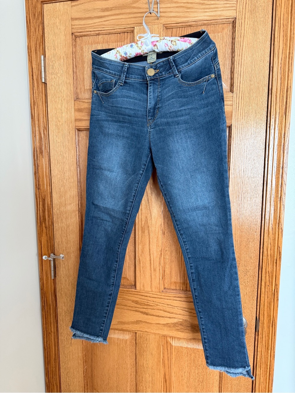 Democracy- Classic Dark Blue Women's Skinny Jeans